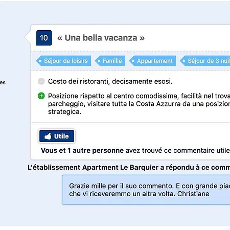 Le Barquier * Antibes
